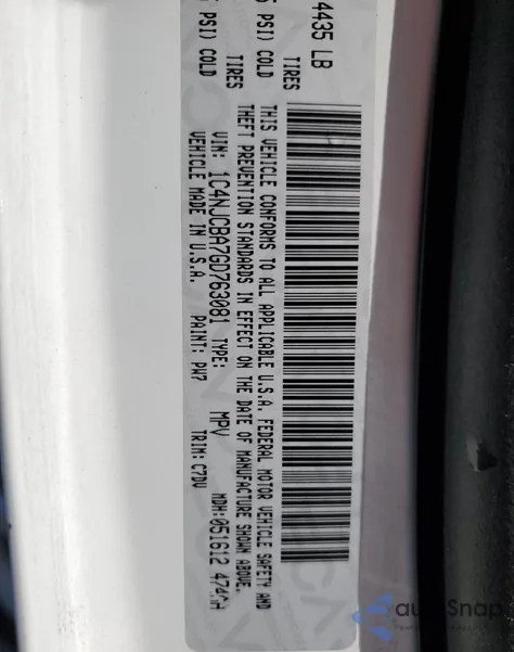 2016 Jeep Compass Sport z USA, uszkodzony, nr VIN 1C4NJCBA7GD763081